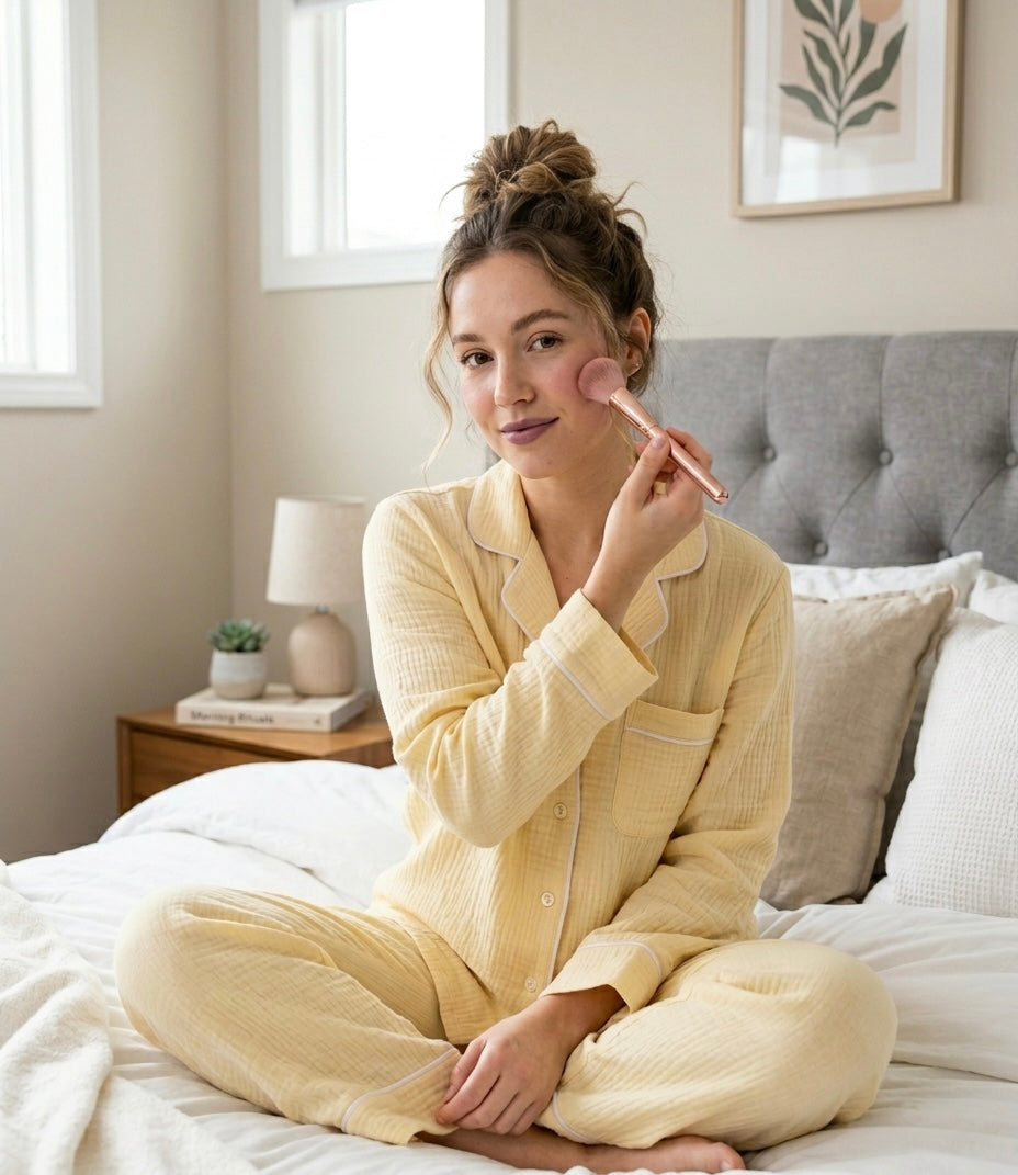 Creamy Yellow PJ Set