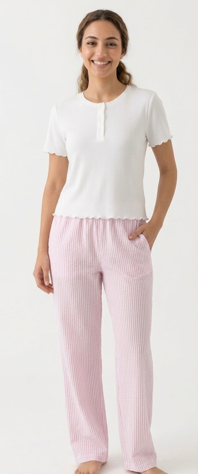 Pink Latte Pajama Set